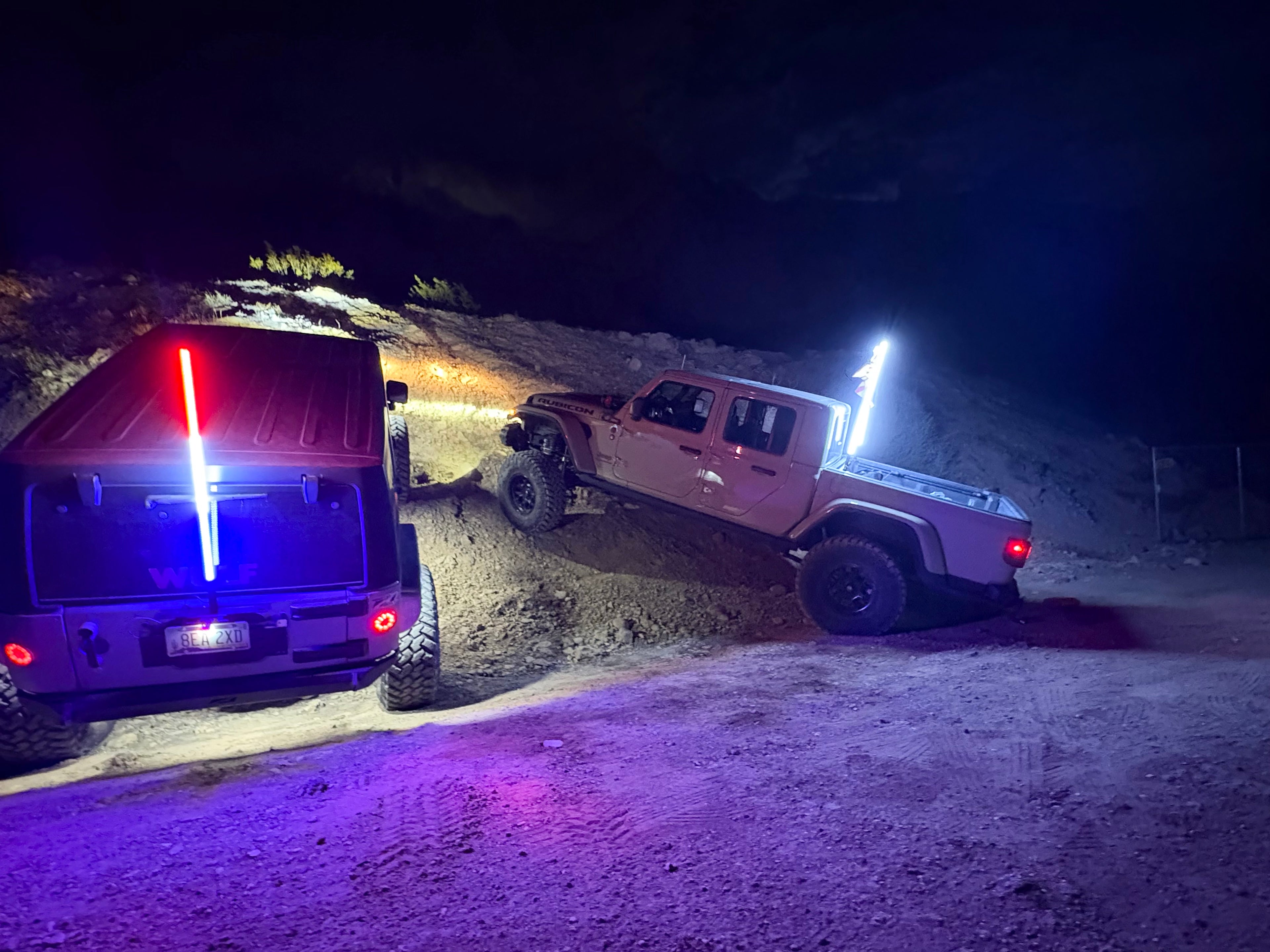 Red White Blue 4ft Whips