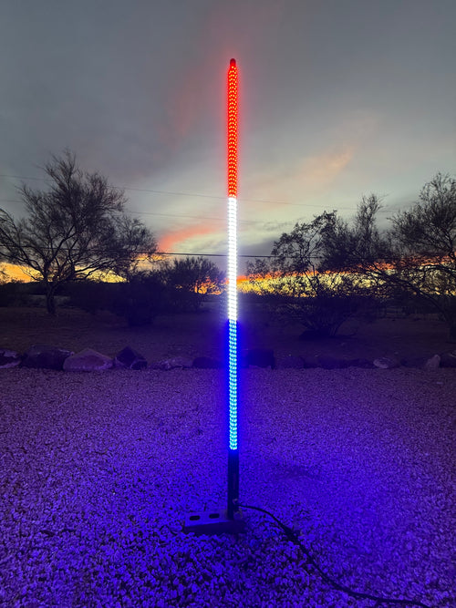 Red White Blue 4ft Whips