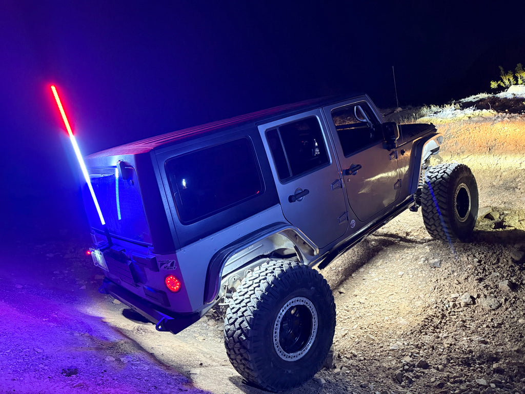 Red White Blue 4ft Whips