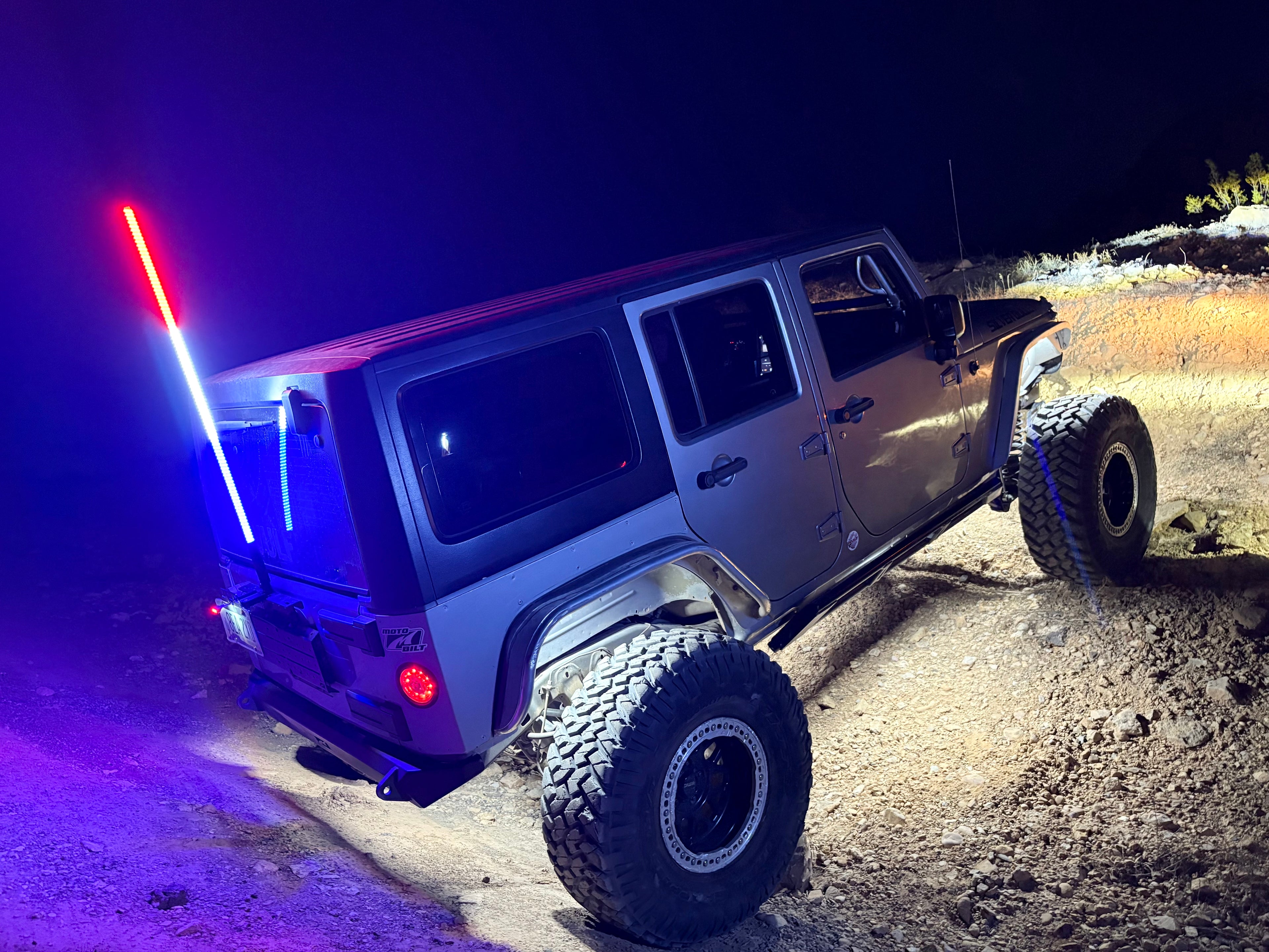 Red White Blue 4ft Whips